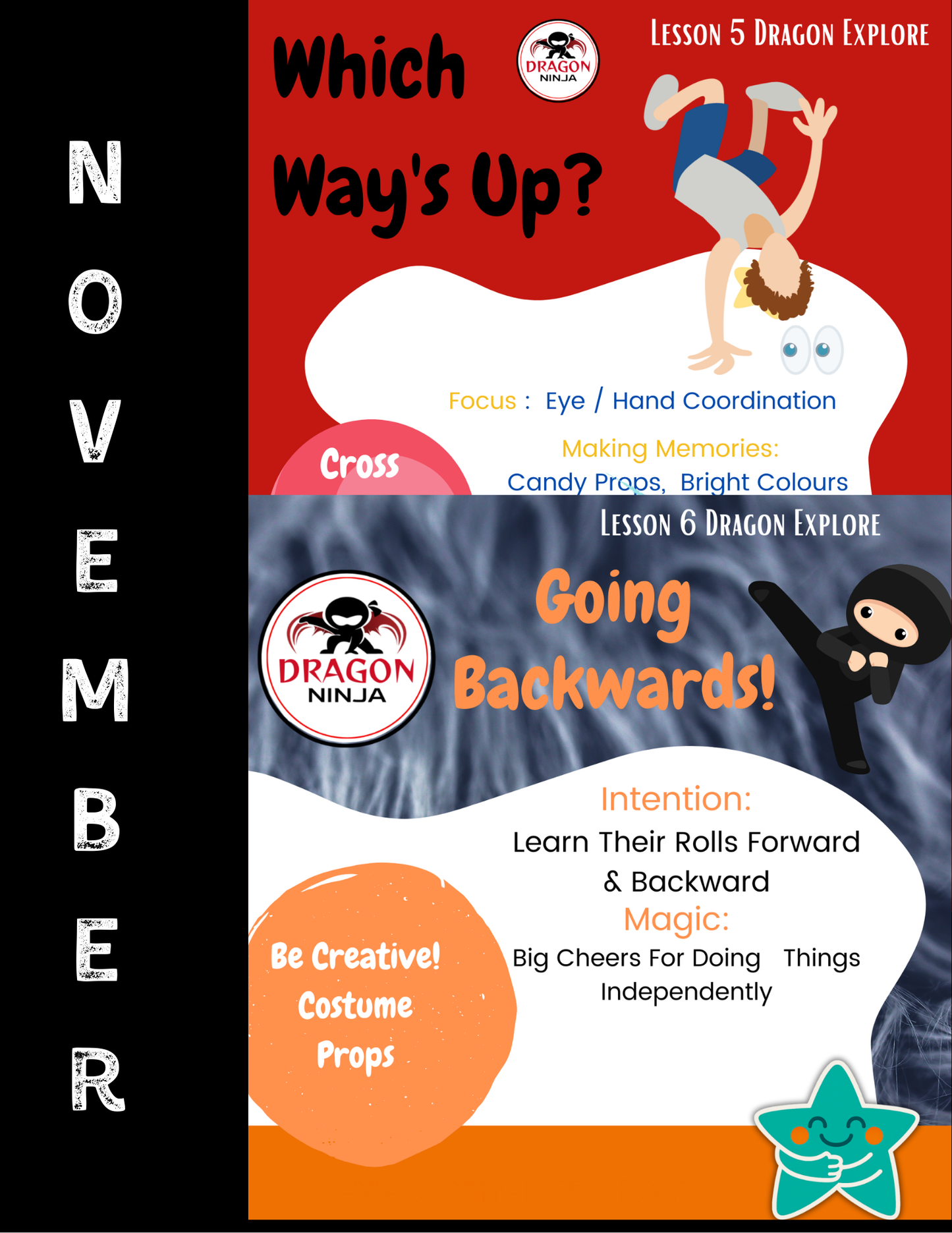 Ninja November Lesson Plans