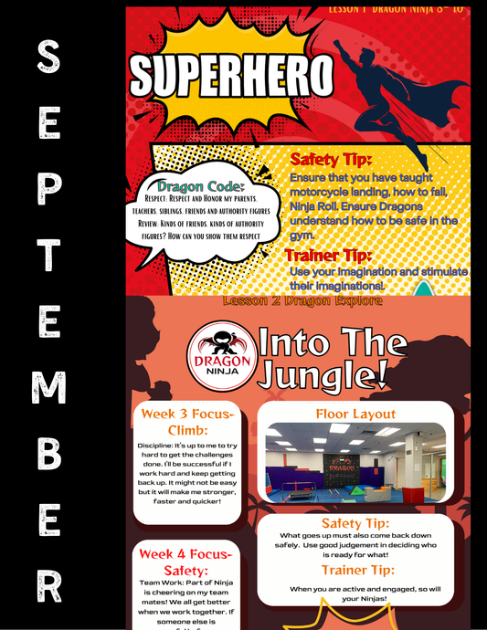 September Ninja Lesson Plans