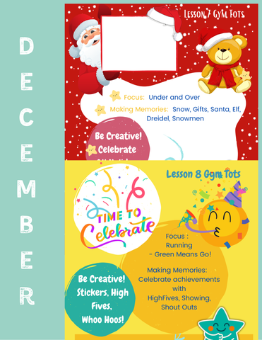 Kindergym December Lesson Plans