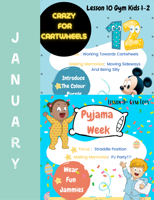 Kindergym January Lesson Plans