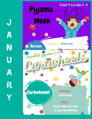 January Gymnastics Lesson Plans